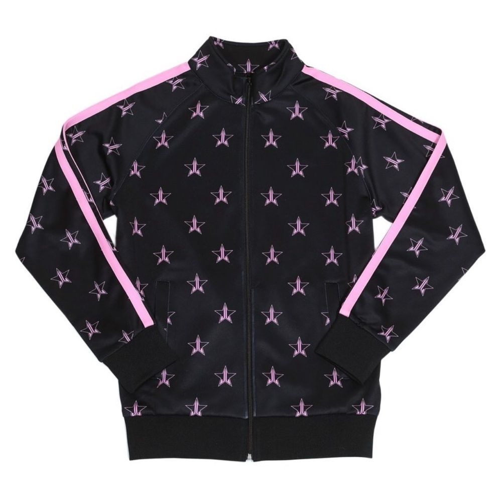 JEFFREE STAR RAINBOW STAR TRACKSUIT JACKET COAT BLACK X-LARGE